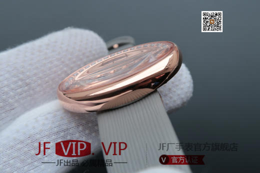 MC伯爵LIMELIGHT系列G0A32099腕表（AISI316L精钢表壳搭配，意大利进口头层沙丁布带，表圈镶嵌天然锆石，搭载瑞士原装石英机芯 商品图4