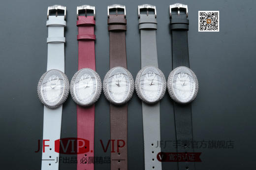 MC伯爵LIMELIGHT系列G0A32099腕表（AISI316L精钢表壳搭配，意大利进口头层沙丁布带，表圈镶嵌天然锆石，搭载瑞士原装石英机芯 商品图7