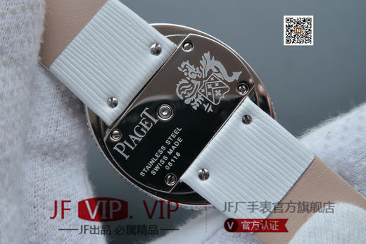 MC伯爵LIMELIGHT系列G0A32099腕表（AISI316L精钢表壳搭配，意大利进口头层沙丁布带，表圈镶嵌天然锆石，搭载瑞士原装石英机芯 商品图5