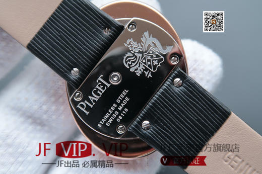 MC伯爵LIMELIGHT系列G0A32099腕表（AISI316L精钢表壳搭配，意大利进口头层沙丁布带，表圈镶嵌天然锆石，搭载瑞士原装石英机芯 商品图5