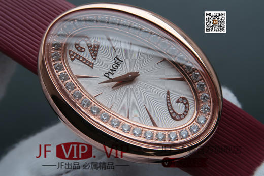 MC伯爵LIMELIGHT系列G0A32099腕表（AISI316L精钢表壳搭配，意大利进口头层沙丁布带，表圈镶嵌天然锆石，搭载瑞士原装石英机芯 商品图2