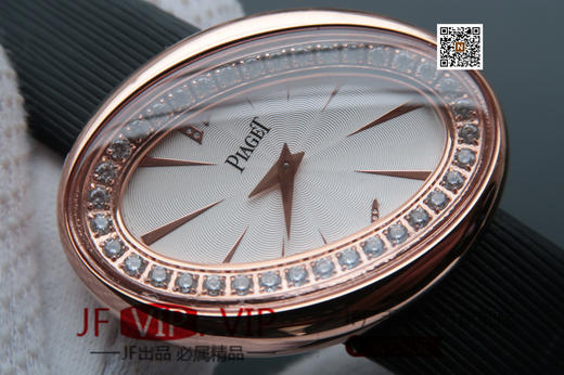 MC伯爵LIMELIGHT系列G0A32099腕表（AISI316L精钢表壳搭配，意大利进口头层沙丁布带，表圈镶嵌天然锆石，搭载瑞士原装石英机芯 商品图2