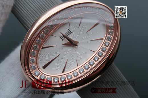 MC伯爵LIMELIGHT系列G0A32099腕表（AISI316L精钢表壳搭配，意大利进口头层沙丁布带，表圈镶嵌天然锆石，搭载瑞士原装石英机芯 商品图2