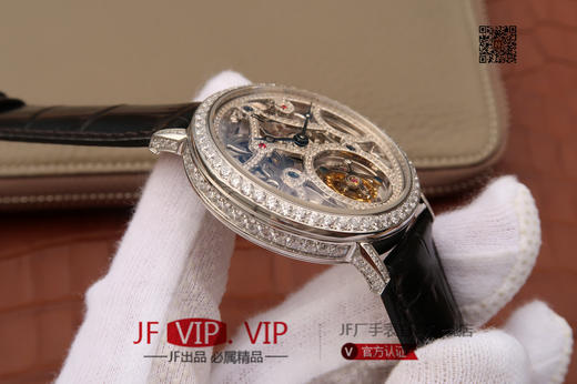 N伯爵高级珠宝陀飞轮、品牌举世闻名的超薄机芯技术与超凡珠宝工艺完美结合，再次突破超薄珠宝陀飞轮极限，让梦想变成闪耀现实。 商品图5