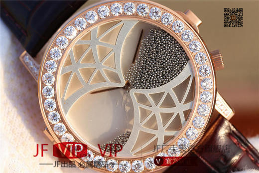 N伯爵ALTIPLANO系列 G0A34175腕表，和原装一样的沙漏自动翻盖，进口石英机芯，43mm直径，蓝宝石镜面，原装表扣，真皮表带，人工蓝宝石，做工精细，四处洋溢着艺术的气息。男士腕表，密底 商品图3