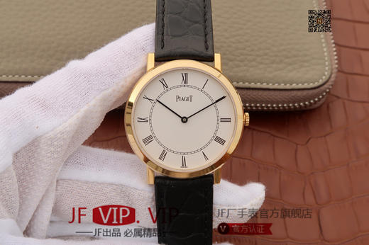 伯爵ALTIPLANO。采用9015改cal:800P机芯 ，真机改"非甲版，独家 真正做到原版一比一 Altiplano系列超薄男士自动机械腕表，真空电镀白金 商品图0