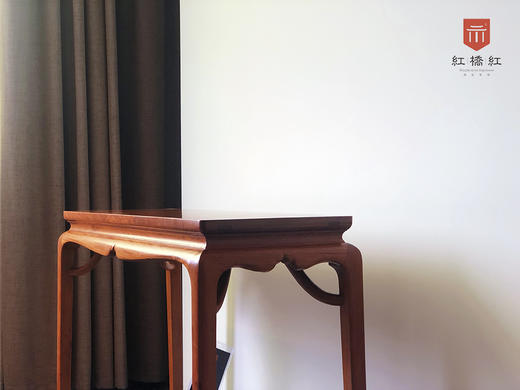 红桥红  家具严选  缅甸花梨(大果紫檀）  【马蹄腿束腰平头案】 商品图4