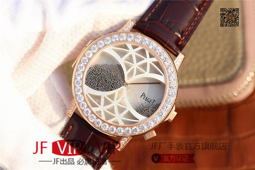 N伯爵ALTIPLANO系列 G0A34175腕表，和原装一样的沙漏自动翻盖，进口石英机芯，43mm直径，蓝宝石镜面，原装表扣，真皮表带，人工蓝宝石，做工精细，四处洋溢着艺术的气息。男士腕表，密底 商品图2