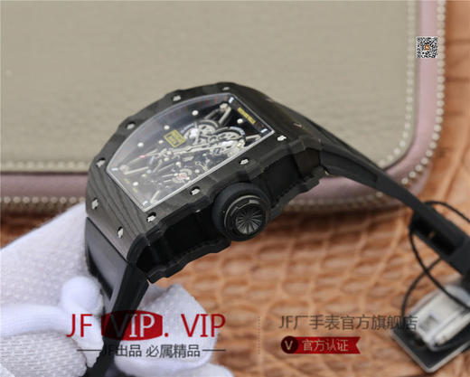 NT理查徳米勒RM-035， 赠送1副备用胶带+2个把头多色胶环（可手拆）男士腕表，硅胶表带，自动机械机芯，透底。 商品图6