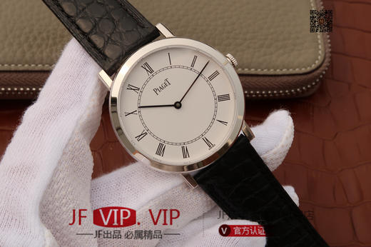 伯爵ALTIPLANO。采用9015改cal:800P机芯 ，真机改"非甲版，独家 真正做到原版一比一 Altiplano系列超薄男士自动机械腕表，真空电镀白金 商品图1