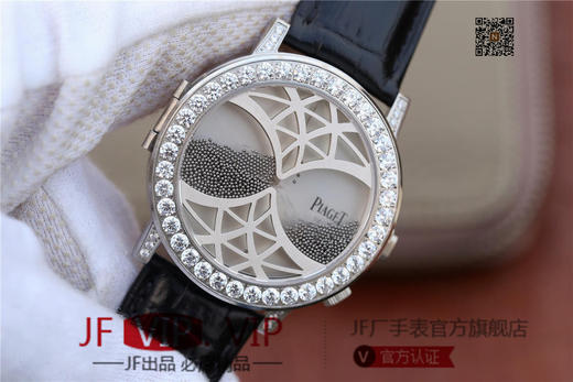 N伯爵ALTIPLANO系列 G0A34175腕表，和原装一样的沙漏自动翻盖，进口石英机芯，43mm直径，蓝宝石镜面，原装表扣，真皮表带，人工蓝宝石，做工精细 商品图2