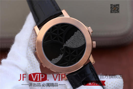 N伯爵ALTIPLANO系列 G0A34175腕表，和原装一样的沙漏自动翻盖，进口石英机芯，43mm直径，蓝宝石镜面，原装表扣，真皮表带，人工蓝宝石，做工精细 商品图1