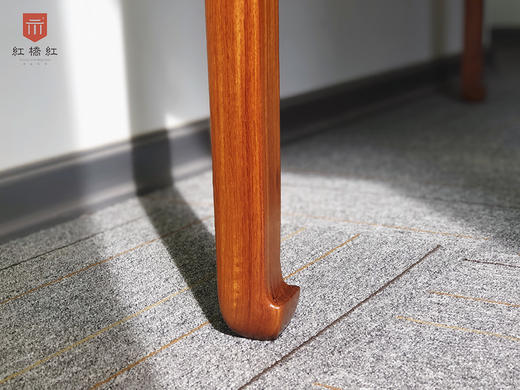 红桥红  家具严选  缅甸花梨(大果紫檀）  【马蹄腿束腰平头案】 商品图8