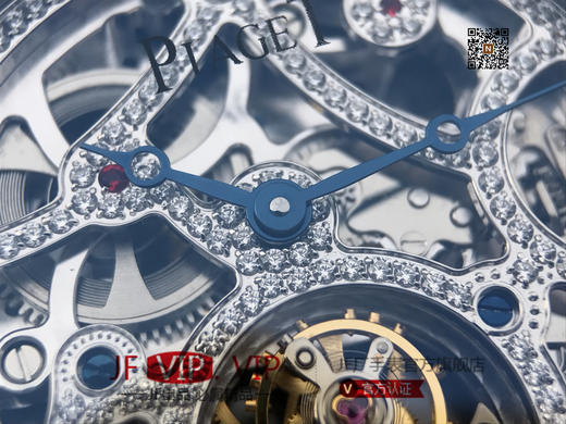 N伯爵高级珠宝陀飞轮、品牌举世闻名的超薄机芯技术与超凡珠宝工艺完美结合，再次突破超薄珠宝陀飞轮极限，让梦想变成闪耀现实。 商品图11