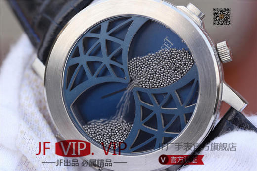 N伯爵ALTIPLANO系列 G0A34175腕表，和原装一样的沙漏自动翻盖，进口石英机芯，43mm直径，蓝宝石镜面，原装表扣，真皮表带，人工蓝宝石，做工精细 商品图3