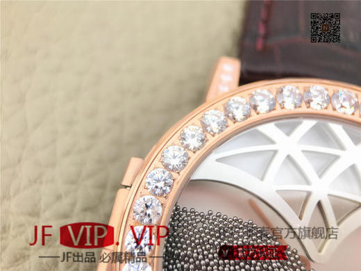 N伯爵ALTIPLANO系列 G0A34175腕表，和原装一样的沙漏自动翻盖，进口石英机芯，43mm直径，蓝宝石镜面，原装表扣，真皮表带，人工蓝宝石，做工精细，四处洋溢着艺术的气息。男士腕表，密底 商品图7