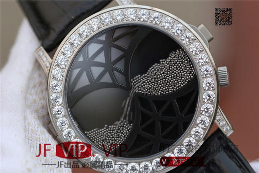 N伯爵ALTIPLANO系列 G0A34175腕表，和原装一样的沙漏自动翻盖，进口石英机芯，43mm直径，蓝宝石镜面，原装表扣，真皮表带，人工蓝宝石，做工精细 商品图3