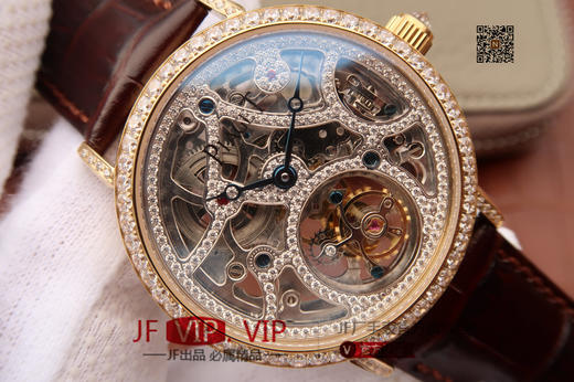 N伯爵高级珠宝陀飞轮、品牌举世闻名的超薄机芯技术与超凡珠宝工艺完美结合，再次突破超薄珠宝陀飞轮极限，让梦想变成闪耀现实。 商品图3