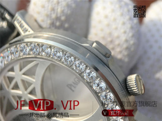 N伯爵ALTIPLANO系列 G0A34175腕表，和原装一样的沙漏自动翻盖，进口石英机芯，43mm直径，蓝宝石镜面，原装表扣，真皮表带，人工蓝宝石，做工精细 商品图13