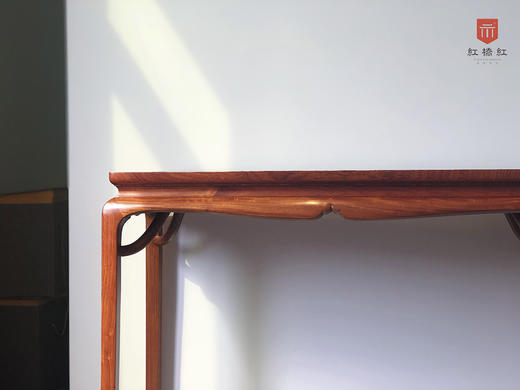 红桥红  家具严选  缅甸花梨(大果紫檀）  【马蹄腿束腰平头案】 商品图5