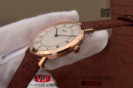 伯爵ALTIPLANO。采用9015改cal:800P机芯 ，真机改"非甲版，独家 真正做到原版一比一 Altiplano系列超薄男士自动机械腕表，真空电镀白金 商品图4