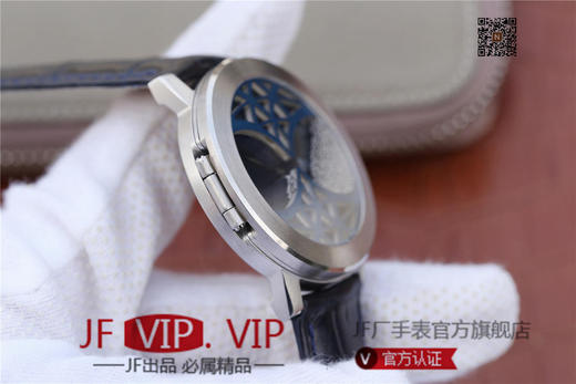 N伯爵ALTIPLANO系列 G0A34175腕表，和原装一样的沙漏自动翻盖，进口石英机芯，43mm直径，蓝宝石镜面，原装表扣，真皮表带，人工蓝宝石，做工精细 商品图10