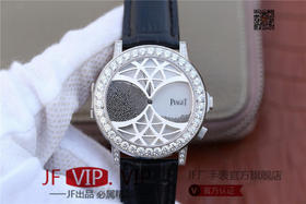 N伯爵ALTIPLANO系列 G0A34175腕表，和原装一样的沙漏自动翻盖，进口石英机芯，43mm直径，蓝宝石镜面，原装表扣，真皮表带，人工蓝宝石，做工精细