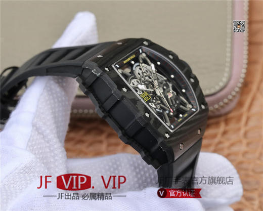 NT理查徳米勒RM-035， 赠送1副备用胶带+2个把头多色胶环（可手拆）男士腕表，硅胶表带，自动机械机芯，透底。 商品图5