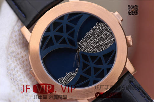 N伯爵ALTIPLANO系列 G0A34175腕表，和原装一样的沙漏自动翻盖，进口石英机芯，43mm直径，蓝宝石镜面，原装表扣，真皮表带，人工蓝宝石，做工精 商品图2