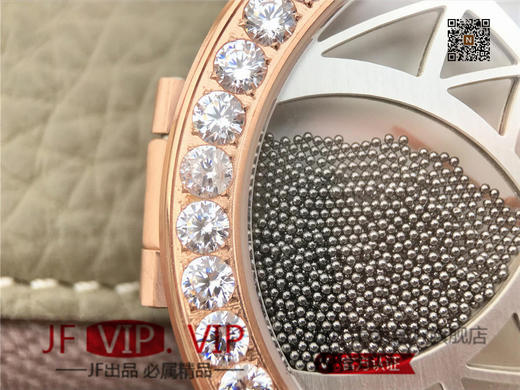 N伯爵ALTIPLANO系列 G0A34175腕表，和原装一样的沙漏自动翻盖，进口石英机芯，43mm直径，蓝宝石镜面，原装表扣，真皮表带，人工蓝宝石，做工精细，四处洋溢着艺术的气息。男士腕表，密底 商品图5