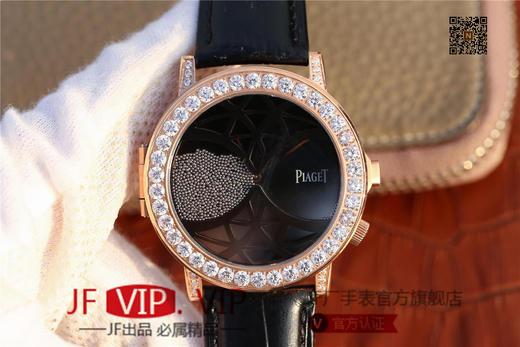 N伯爵ALTIPLANO系列 G0A34175腕表，和原装一样的沙漏自动翻盖，进口石英机芯，43mm直径，蓝宝石镜面，原装表扣，真皮表带，人工蓝宝石 商品图0