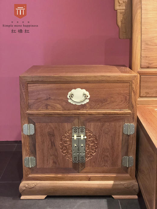 红桥红  家具严选  缅甸花梨(大果紫檀）  【龙床】 商品图3