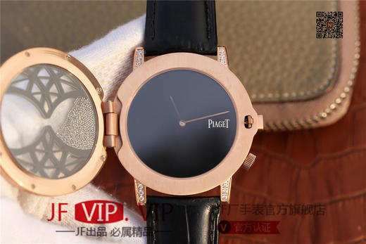 N伯爵ALTIPLANO系列 G0A34175腕表，和原装一样的沙漏自动翻盖，进口石英机芯，43mm直径，蓝宝石镜面，原装表扣，真皮表带，人工蓝宝石 商品图12