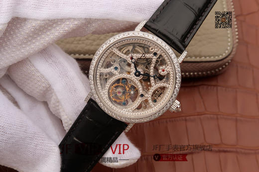 N伯爵高级珠宝陀飞轮、品牌举世闻名的超薄机芯技术与超凡珠宝工艺完美结合，再次突破超薄珠宝陀飞轮极限，让梦想变成闪耀现实。 商品图2