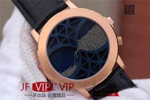 N伯爵ALTIPLANO系列 G0A34175腕表，和原装一样的沙漏自动翻盖，进口石英机芯，43mm直径，蓝宝石镜面，原装表扣，真皮表带，人工蓝宝石，做工精 商品图0