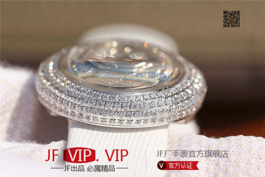 KG伯爵LIMELIGHT系列G0A35096腕表（AISI316L精钢表壳搭配，意大利进口头层沙丁布带，表圈镶嵌天然锆石 商品图6