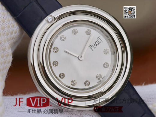 伯爵Possession女士腕表，此款腕表的圆形表圈也可以随着指尖完成360°优雅的旋转，中央的钻石随势划出一道优美的弧线，仿若在腕上跳一曲唯美的华尔兹，来甩掉烦躁、郁闷的心情 商品图3