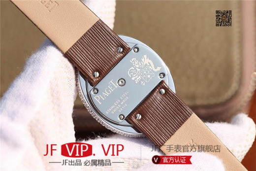 KG伯爵LIMELIGHT系列G0A35096腕表（AISI316L精钢表壳搭配，意大利进口头层沙丁布带，表圈镶嵌天然锆石 商品图8