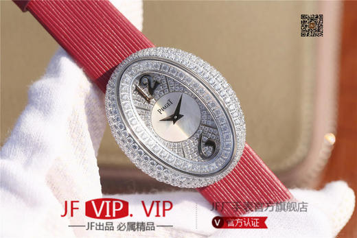 KG伯爵LIMELIGHT系列G0A35096腕表（AISI316L精钢表壳搭配，意大利进口头层沙丁布带，表圈镶嵌天然锆石 商品图1