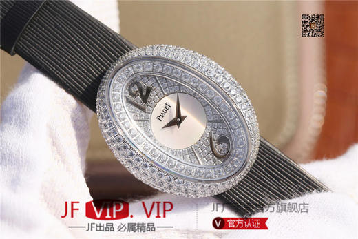 KG伯爵LIMELIGHT系列G0A35096腕表（AISI316L精钢表壳搭配，意大利进口头层沙丁布带，表圈镶嵌天然锆石 商品图1