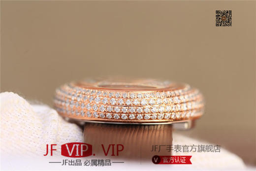 KG伯爵LIMELIGHT系列G0A35096腕表（AISI316L精钢表壳搭配，意大利进口头层沙丁布带，表圈镶嵌天然锆石 商品图6