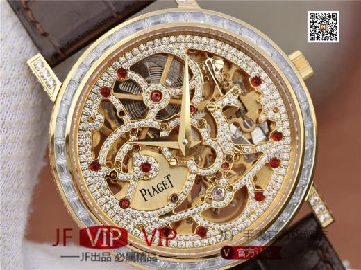 BBR伯爵超薄珠宝镂空腕表.搭配1200S全镂空手动上链机芯，动力储存72小时，研发耗时二年。推出伯爵 Aliplano超薄腕表尺寸为40mm 商品图3