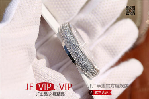 KG伯爵LIMELIGHT系列G0A35096腕表（AISI316L精钢表壳搭配，意大利进口头层沙丁布带，表圈镶嵌天然锆石 商品图4