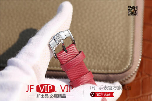 KG伯爵LIMELIGHT系列G0A35096腕表（AISI316L精钢表壳搭配，意大利进口头层沙丁布带，表圈镶嵌天然锆石 商品图7