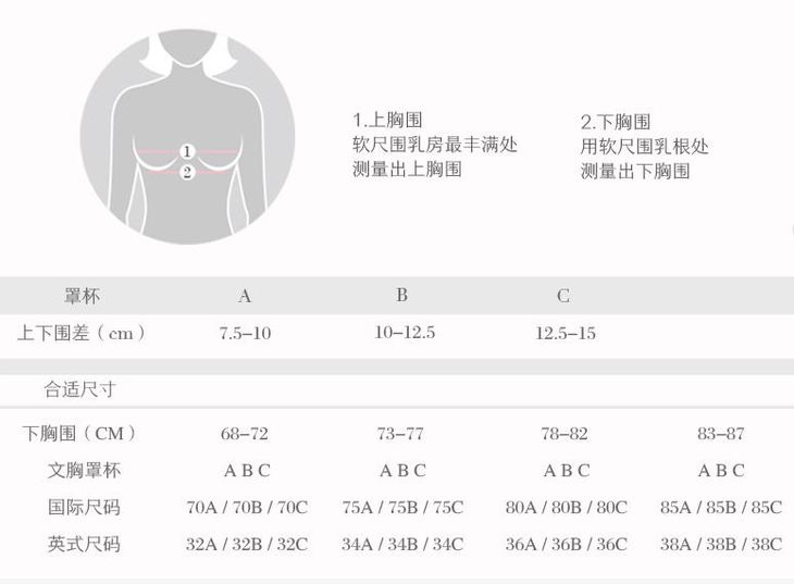 【客服试穿;小芳 上胸围94 下胸围86 试穿85/38ab【xl】款式 贴身合适