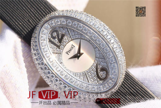 KG伯爵LIMELIGHT系列G0A35096腕表（AISI316L精钢表壳搭配，意大利进口头层沙丁布带，表圈镶嵌天然锆石 商品图3