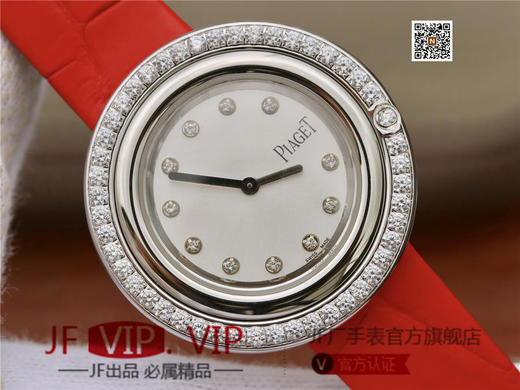 伯爵Possession女士腕表，此款腕表的圆形表圈也可以随着指尖完成360°优雅的旋转，中央的钻石随势划出一道优美的弧线，仿若在腕上跳一曲唯美的华尔兹 商品图3