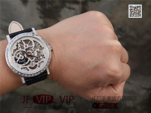 BBR伯爵超薄珠宝镂空腕表.搭配1200S全镂空手动上链机芯，动力储存72小时，研发耗时二年。推出伯爵 Aliplano超薄腕表尺寸为40mm 商品图9