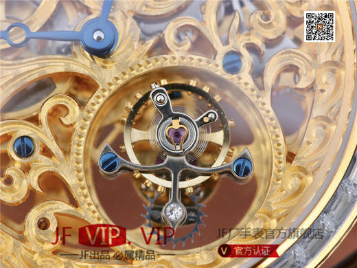 BBR伯爵高级制表目标。突破超溥陀飞轮极限，让梦想变成闪耀现实。这款腕表搭配海鸥8000K镂空陀飞轮机芯 分享 商品图4