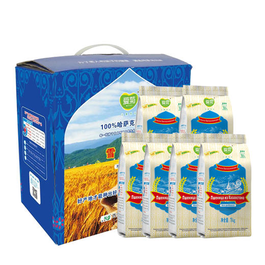 爱菊 哈萨克斯坦 雪花粉 礼盒 1kg*6 商品图3
